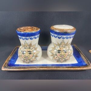 D’Casa Tonala Mexico Salt and Pepper Shaker Set